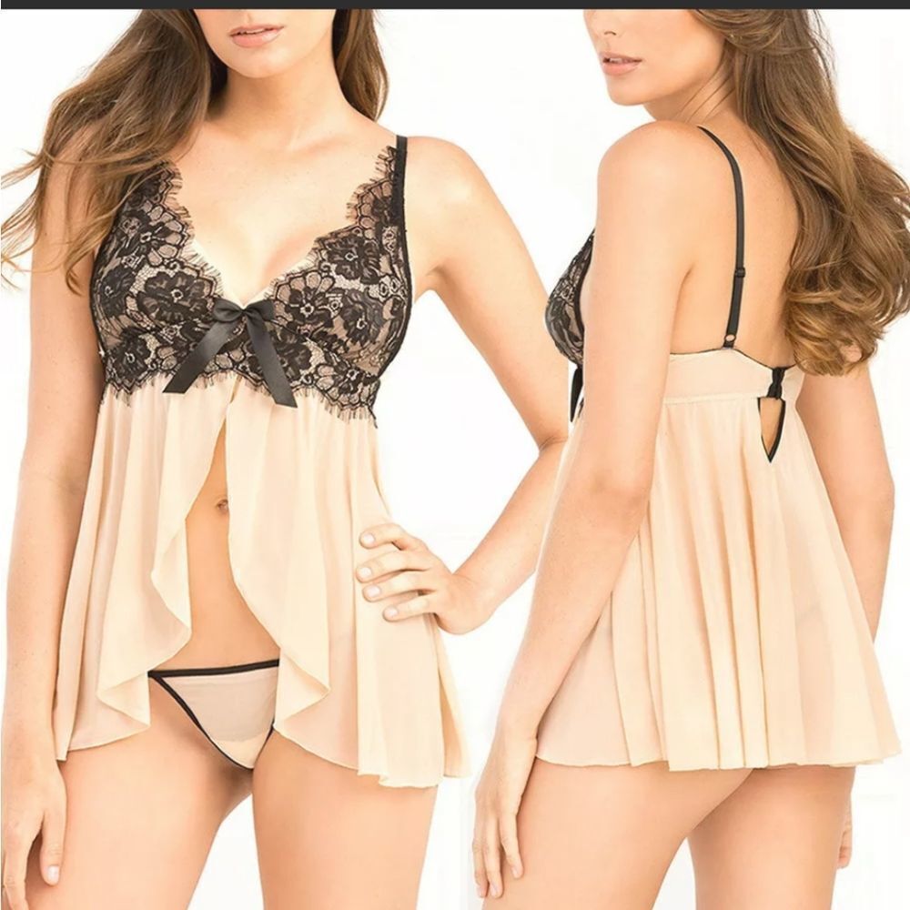 New Women Sexy Lingerie Lace Sleepwear Babydoll